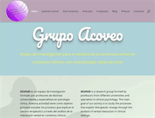 Tablet Screenshot of grupoacoveo.com